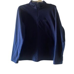The North Face Men's Half Zip pullover Sweater - Navy Blue